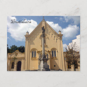 Carte Postale église des capucins de Bratislava