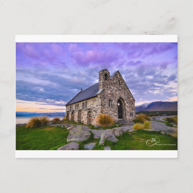 Carte Postale Église du Bon Berger Lac Tekapo NZ : Postca (Devant)