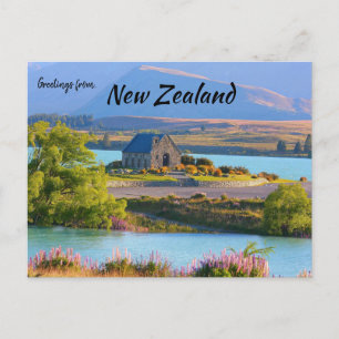 Carte Postale Église du Bon Pasteur Nouvelle-Zélande