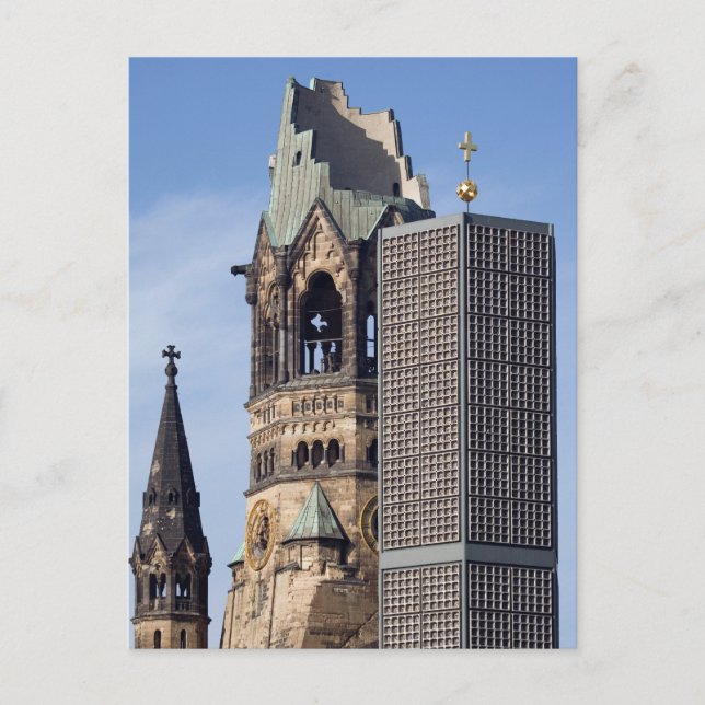 Carte Postale Église du Souvenir de Berlin (Devant)