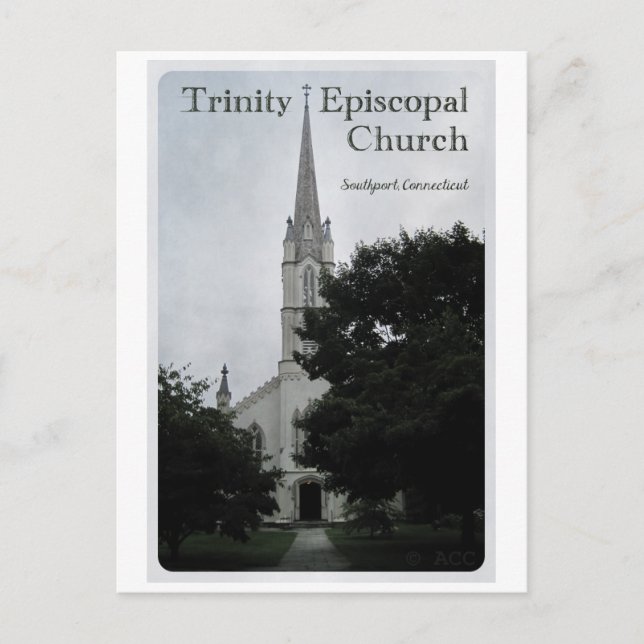 Carte Postale Église épiscopale de Trinité (Devant)