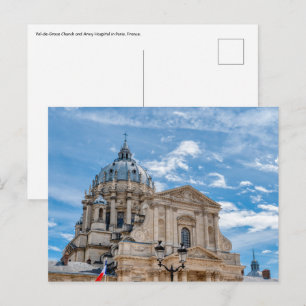 Carte Postale Église et hôpital militaire du Val-de-Grâce à Pari