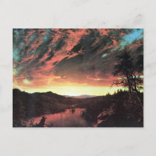 Carte Postale Église Frederic Edwin - Paysage isolé dans la