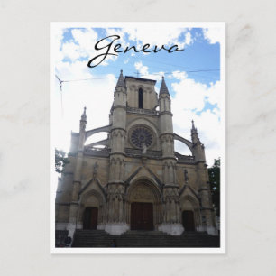 Carte Postale église genève