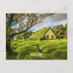 Carte Postale Église islandaise de Turf