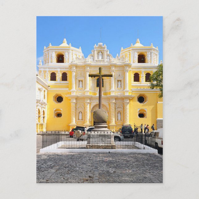 Carte postale Église La Merced, Antigua, Guatemala (Devant)