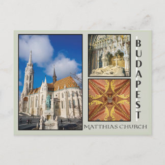 Carte Postale Église Matthias