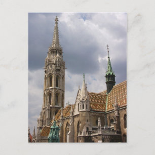 Carte Postale Eglise Matthias, Budapest