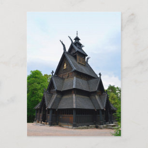 Carte Postale Église norvégienne médiévale de Stave