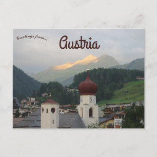 Carte Postale Église paroissiale de St. Anton am Arlberg Autrich