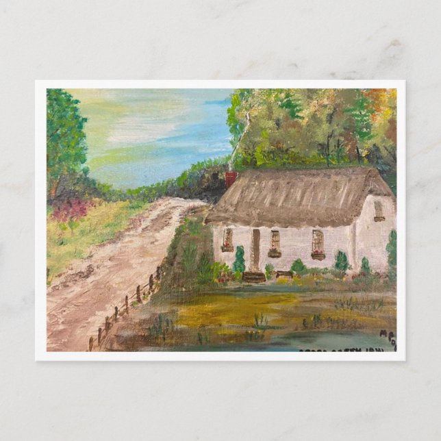 Carte Postale Église presbytérienne de Cedar Creek 1987 MEJP (Devant)