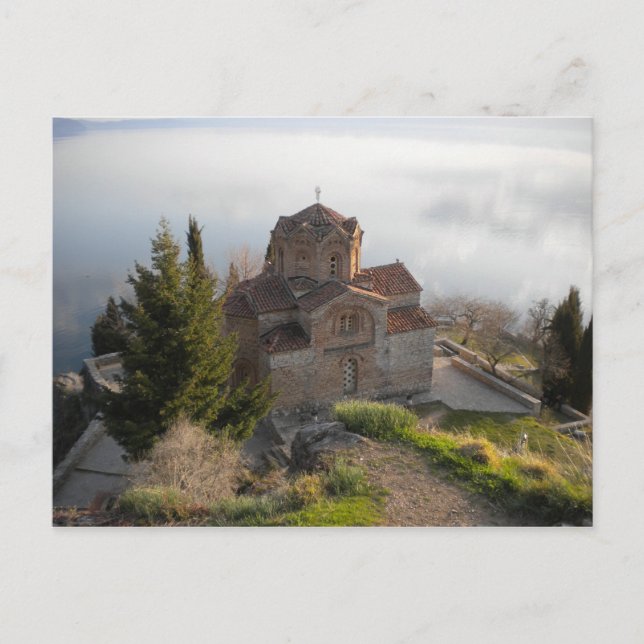 Carte Postale Église Saint-Jovan, Macédoine (Devant)
