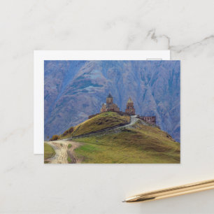 Carte Postale Église Sainte-Trinité Stepantsminda Kazbegi Géorgi