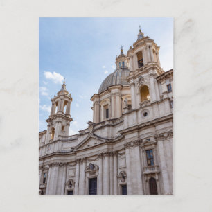 Carte Postale Eglise Sant Agnese sur la Piazza Navona - Rome