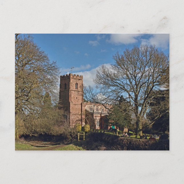 Carte Postale Eglise St Botolph, Rugby, Warwickshire (Devant)