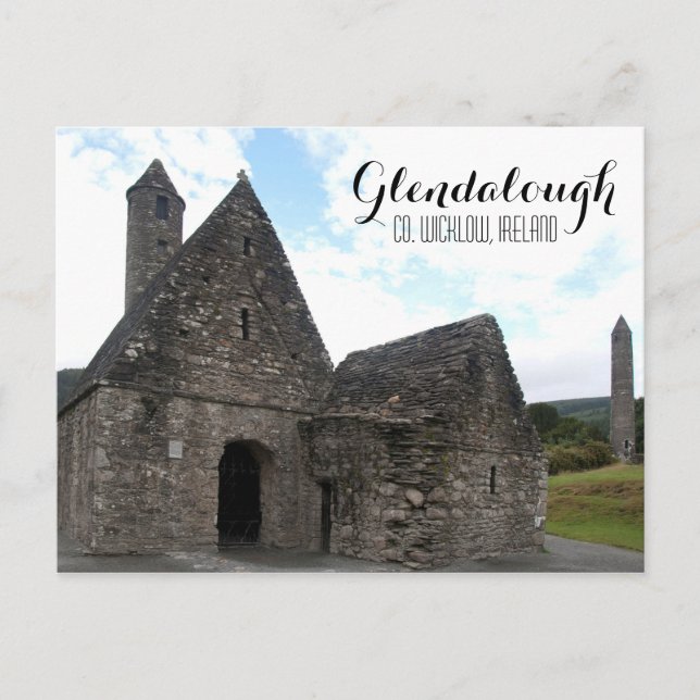 Carte Postale Église St. Kevin, Glendalough (Devant)