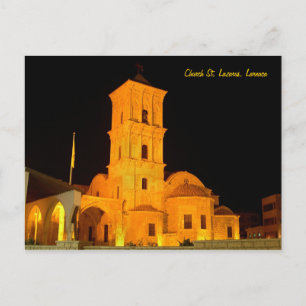 Carte Postale Église St. Lazare à Larnaca
