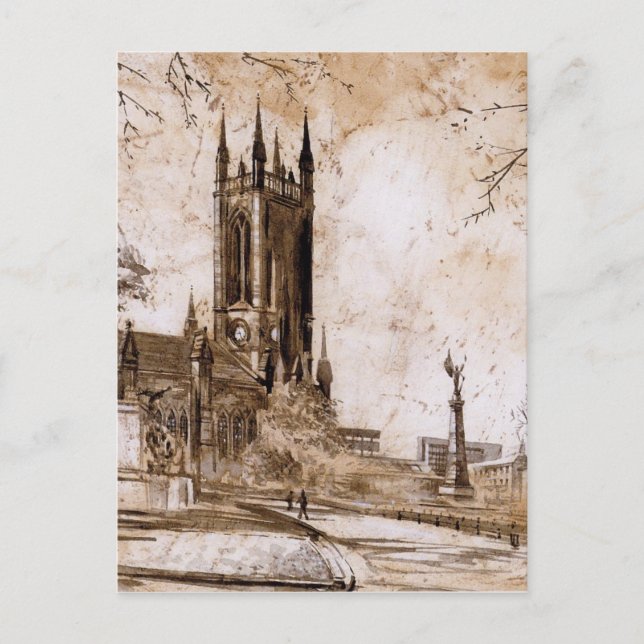 Carte Postale Eglise St Thomas, Newcastle sur Tyne Card (Devant)