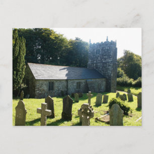 Carte Postale Église Warleggan Cornwall Angleterre