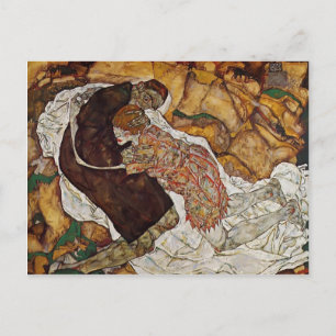 Carte Postale Egon Schiele - La mort et le grand
