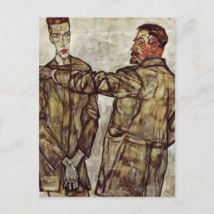 Carte Postale Egon Schiele - Portrait double