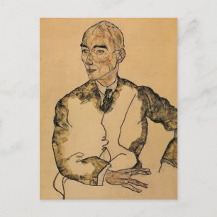 Carte Postale Egon Schiele - Portrait du Dr Viktor Ritter Bauer