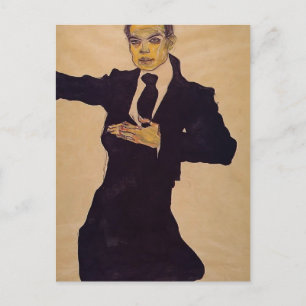 Carte Postale Egon Schiele - Portrait du peintre Max Oppenheimer