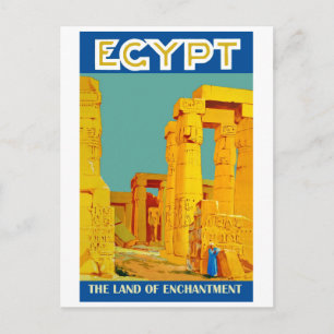 Carte Postale Égypte, la terre de l'enchantement