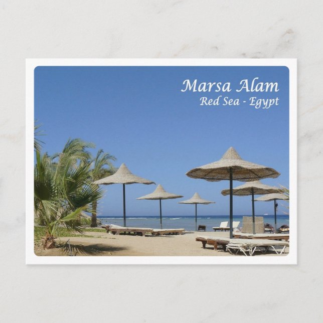 Carte Postale Égypte - Mer Rouge - Marsa Alam - (Devant)