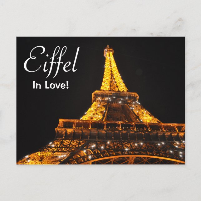 Carte postale Eiffel In Love (Devant)