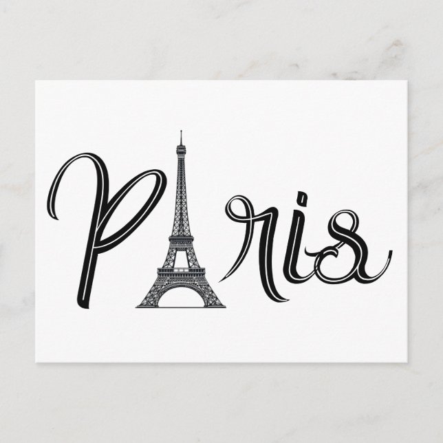 Carte Postale EIFFEL TOWER PARIS Small (Devant)