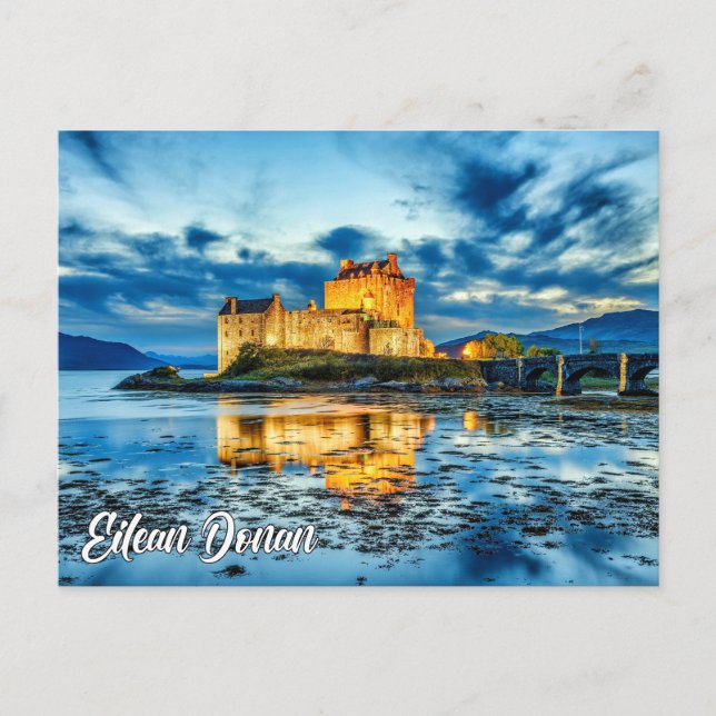 Carte Postale Eilean Donan Castle, Highlands, Scotland (Devant)