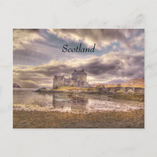 Carte Postale Eilean Donan ciel, Ecosse