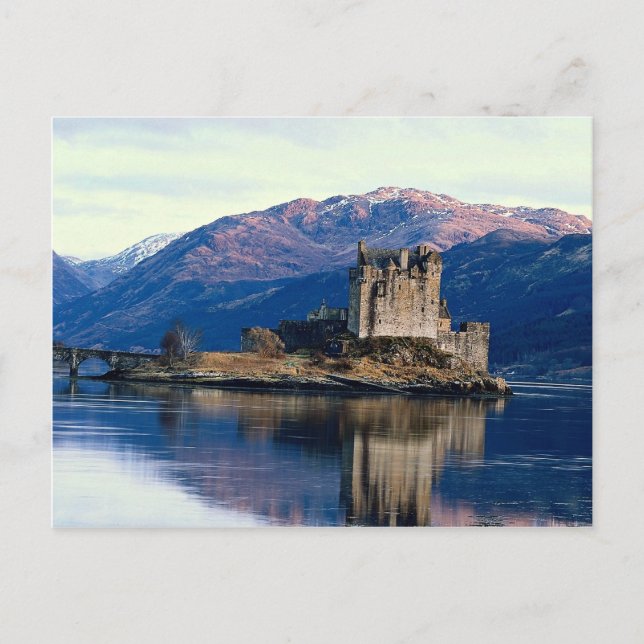 Carte Postale Eileen Donan Castle, Loch Duich, Écosse (Devant)