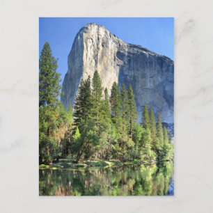 Carte Postale El capitan au-dessus de la rivière Merced - vallée