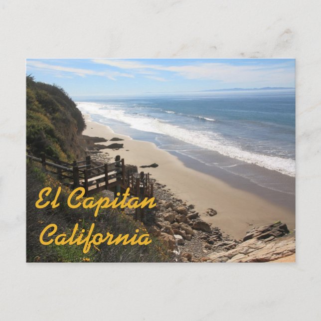 Carte Postale El Capitan Beach, Californie (Devant)