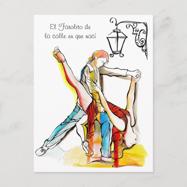 Carte Postale El Farolito Tango (Devant)