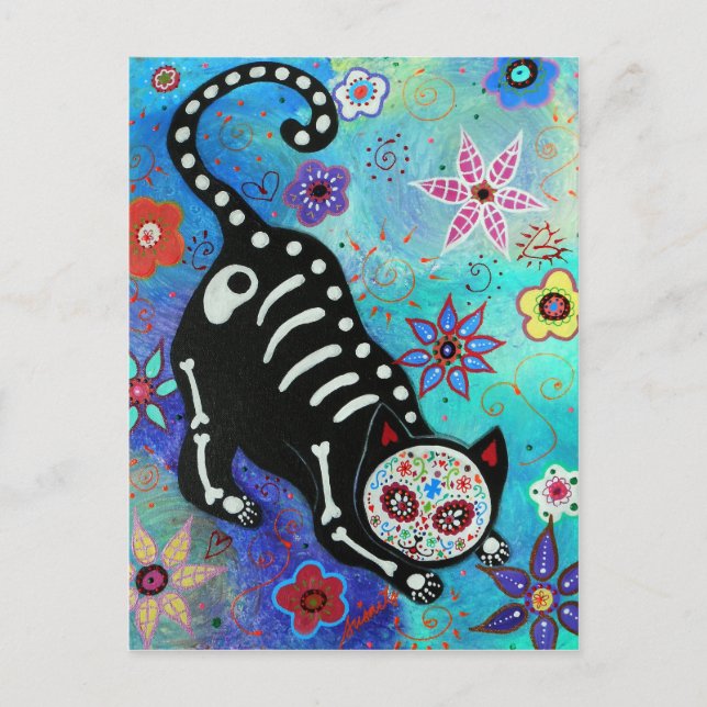 CARTE POSTALE EL GATO STRETCHING (Devant)