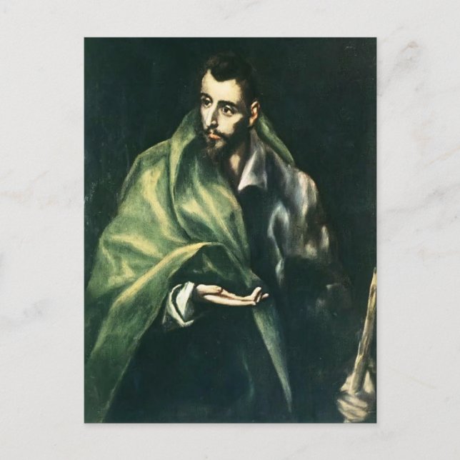 Carte Postale El Greco - Apôtre Saint Jacques le Grand (Devant)