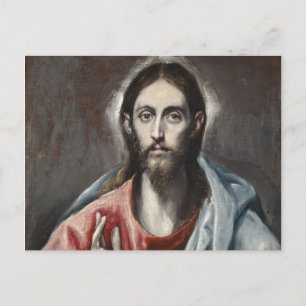 Carte Postale El Greco - Bénédiction du Christ
