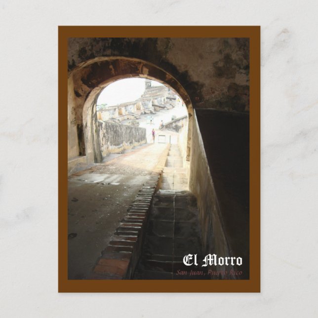 Carte Postale El Morro, San Juan, Porto Rico (Devant)