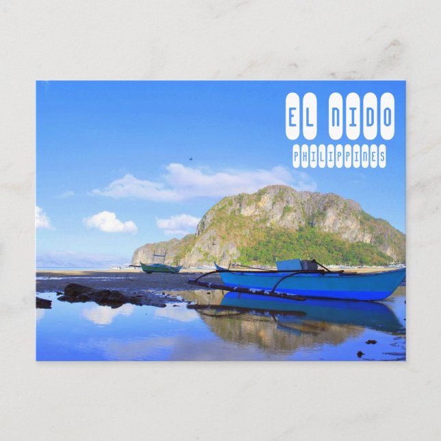 Carte Postale El Nido à Palawan Philippines (Devant)