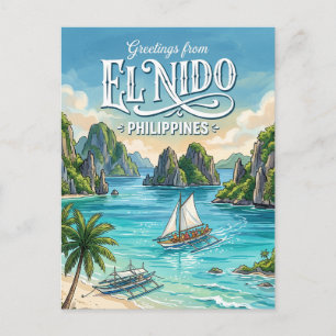 Carte Postale El Nido Philippines