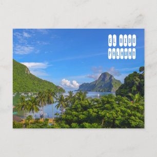 Carte Postale El Nido vue à Palawan Philippines