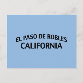 Carte Postale El Paso de Robles Californie