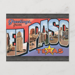 Carte Postale El Paso Texas