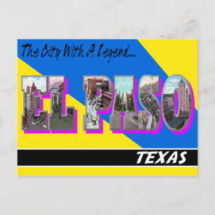 Carte postale El Paso Texas