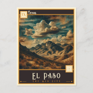 Carte Postale El Paso, Texas | VINTAGE