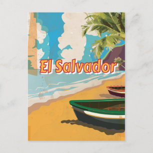 Carte Postale El Salvador Affiche de vacances vintage