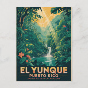 Carte Postale El Yunque Paradis Tropical Porto Rico Nature